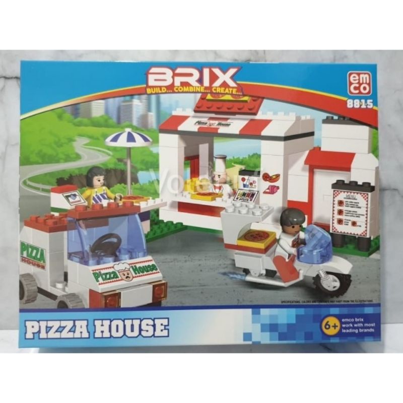 Lego Block Restoran Pizza Set