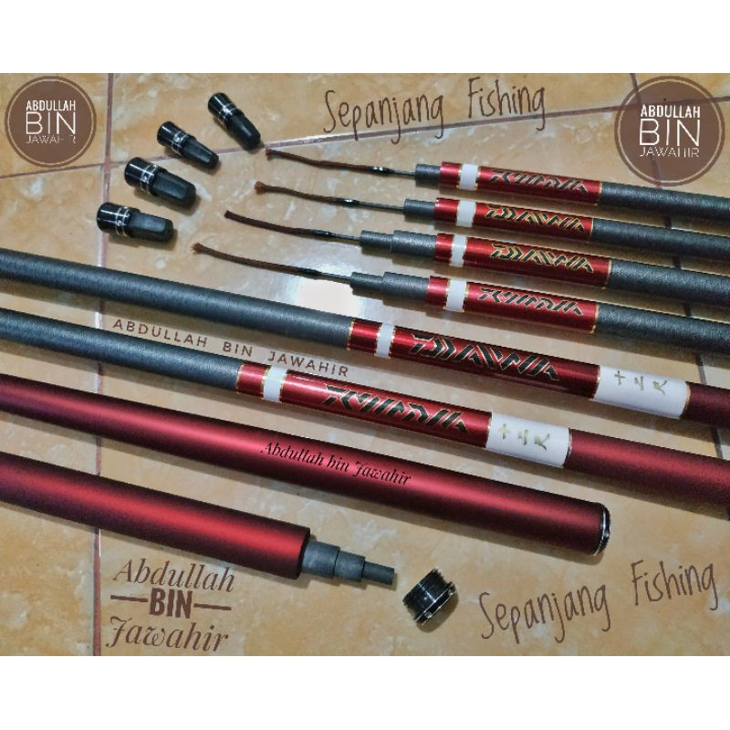 Joran Tegek Daiwa Red Rose 330 ~ SUPER KAKU ~ free packing PVC ~ Sepanjang Fishing