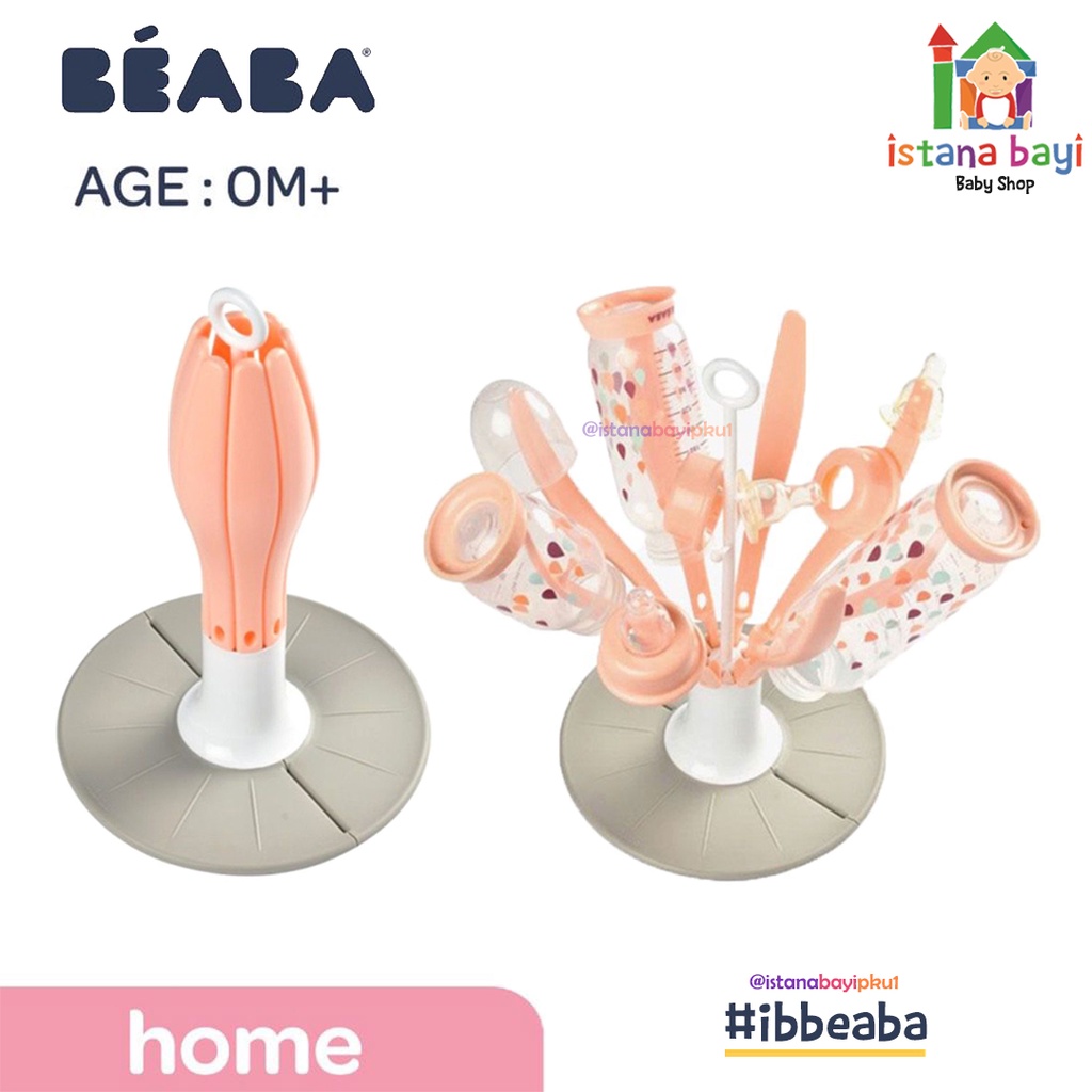 Beaba Flower Fold Drain Rack  - Rack Botol Bayi