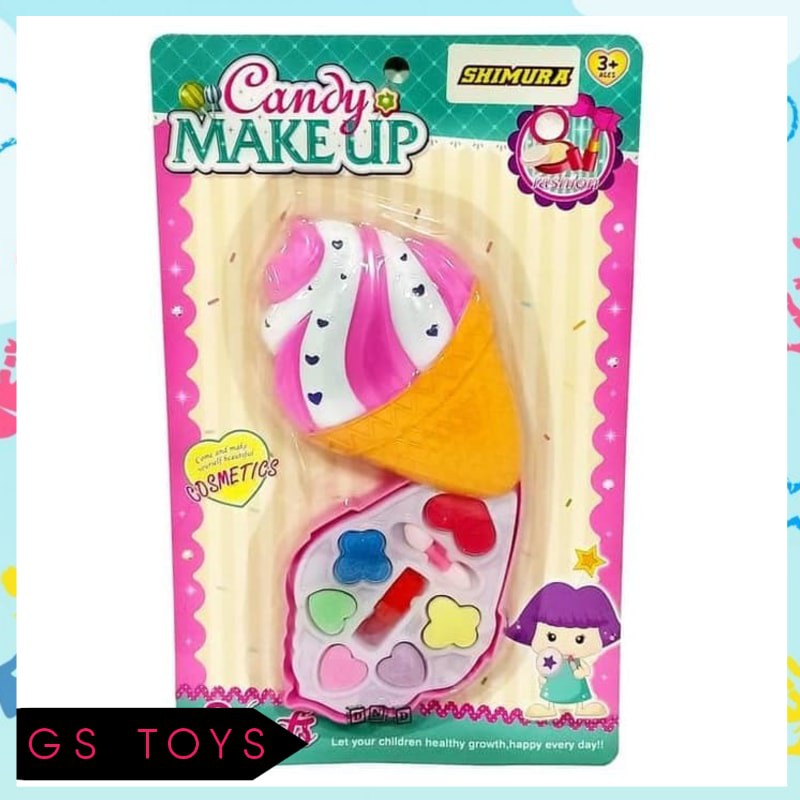 Mainan Makeup Anak Murah Maenan Anak Perempuan Make Up Mek Up Mekup Mekap Bentuk Corn Ice Cream