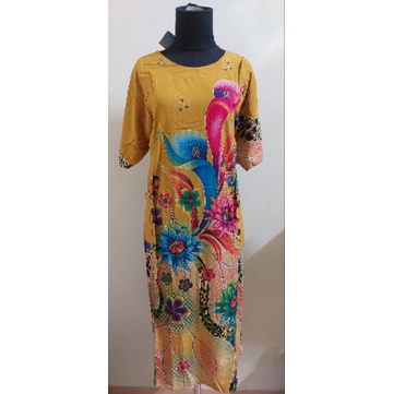 Daster Kencana Ungu Label Biru