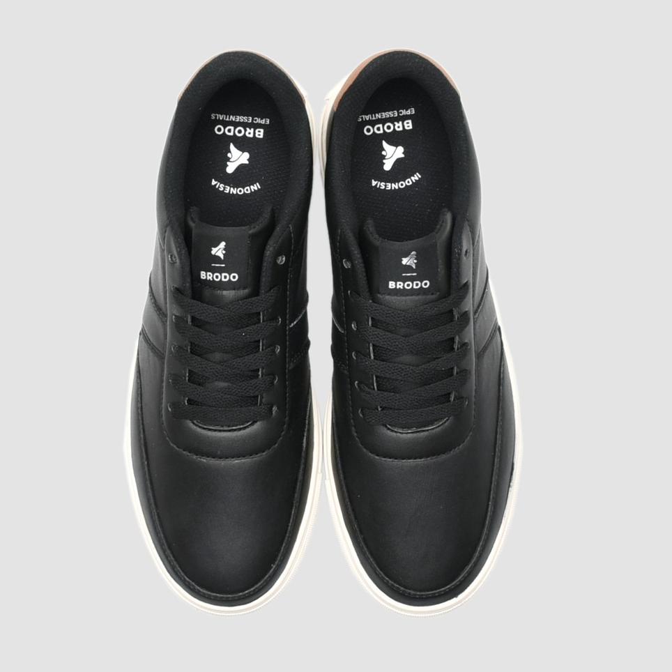 Harga TERMURAAH.. BRODO - Sneakers Base Court Lite Black OW