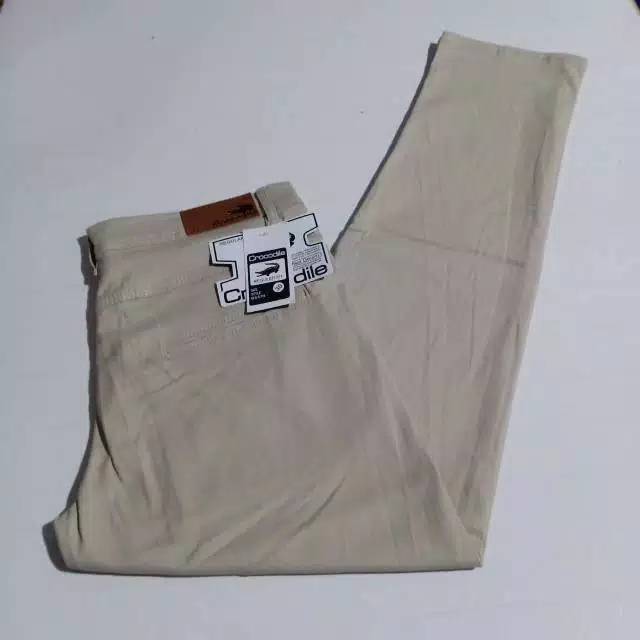 CELANA CINO Panjang Pria  Slimfit KERJAHARIAN Santai Casual Formal Hitam Abu Cream Mocca Size 27-38