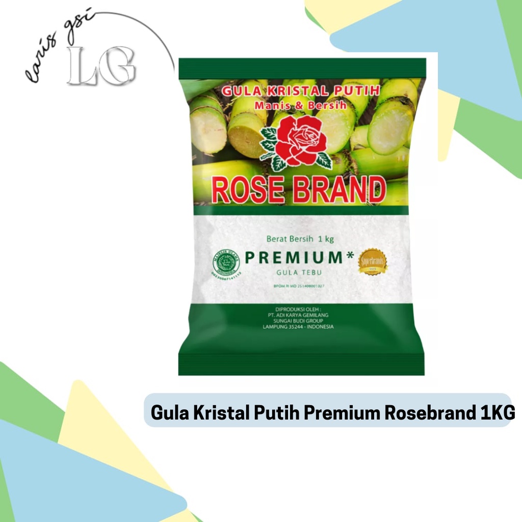

Gula Rosebrand 1kg