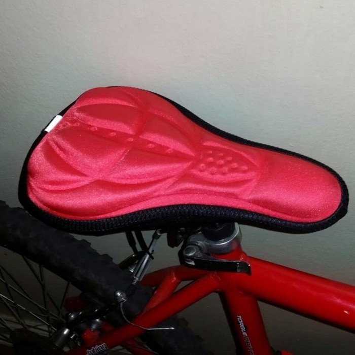 Cover busa Saddle Sepeda Tiga Warna