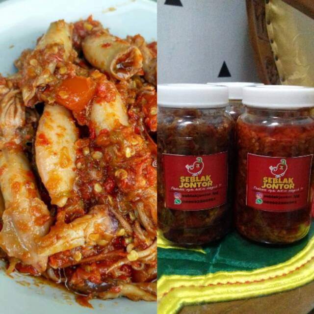 

Sambal cumi asin 350 ML