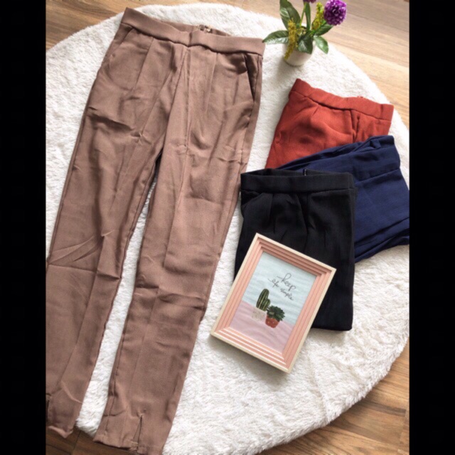 Chika Pants by Prabujaya Outfit warna coklat