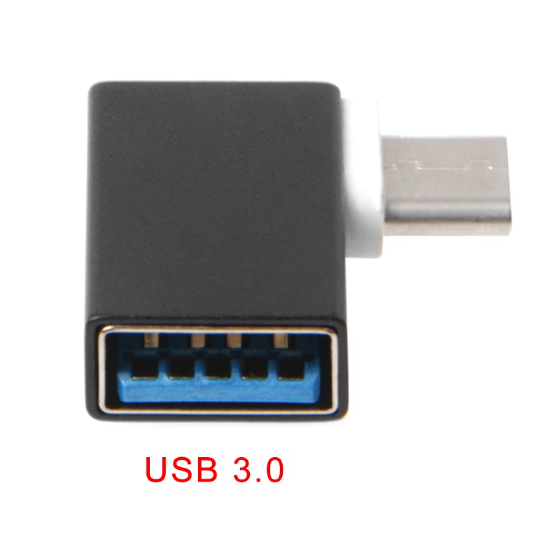 VIVI   90 Degree Type C To USB 3.0 Female Data OTG Converter For Macbook Android Phone