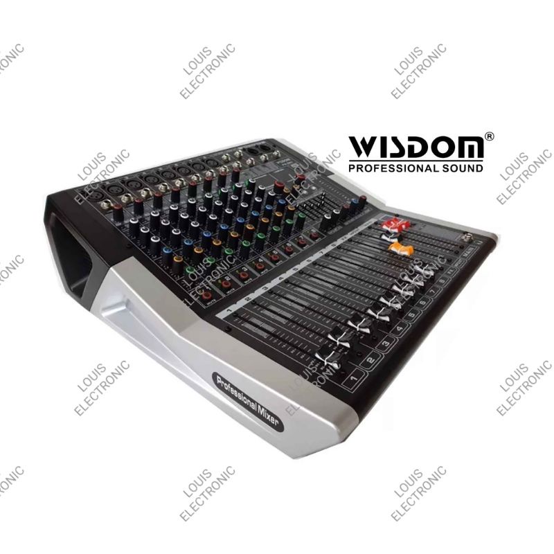 Power Mixer WISDOM PW880 PW 880 PW-880 8 Channel ORIGINAL