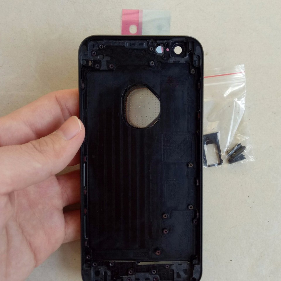 CASING/HOUSING IPONE 6S (4.7) -MODEL IPONE 7 -JET BLACK