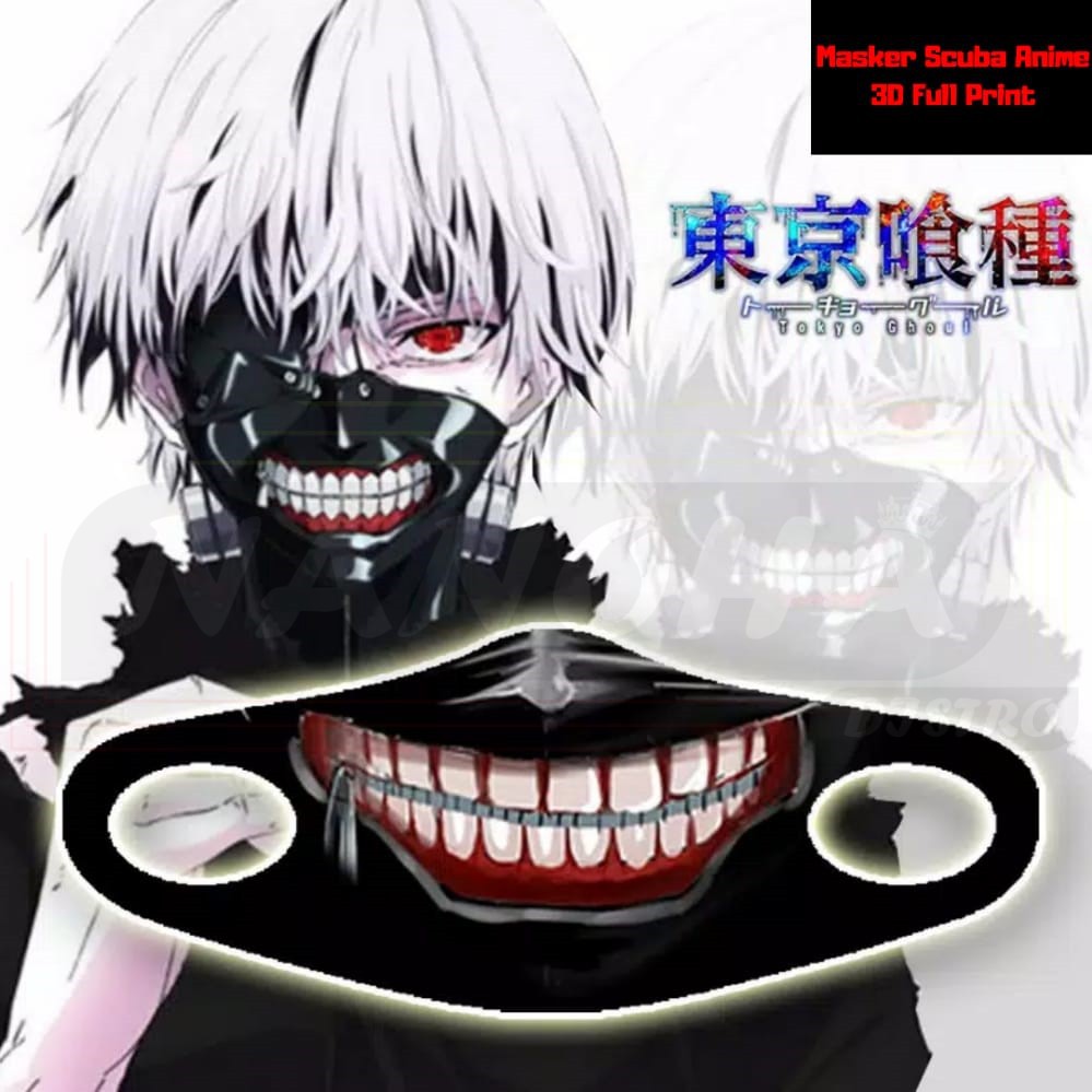MASKER SCUBA ANIME 3D FULL PRINT
