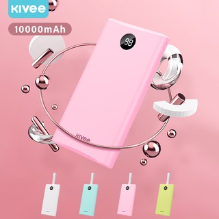 KIVEE Pink PowerBank Mini Fast Charging 10000mAh Pink Cute power bank samsung iphone xiaomi