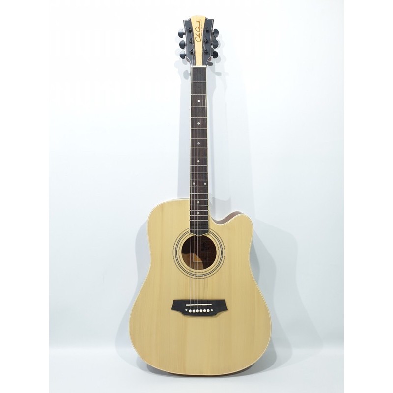 Gitar Akustik Merk Cole Clark Warna Natural Jumbo Spruce Trusrod Senar String Murah Jakarta