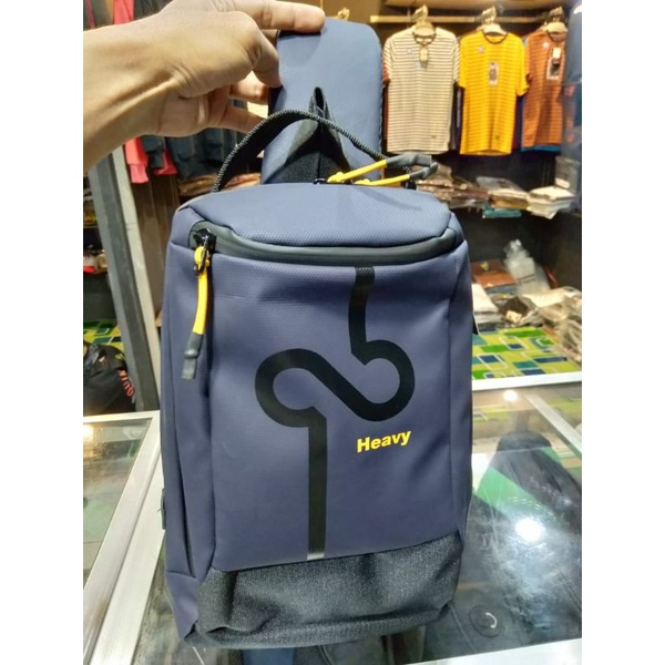 Tas slempang distro heavy/tas slingbag distro merk heavy