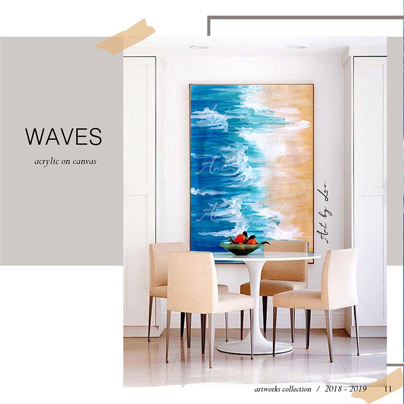 Dekorasi Dinding / Poster / Lukisan Abstrak /  Lukisan Dinding / Pajangan Kamar / Abstract Painting