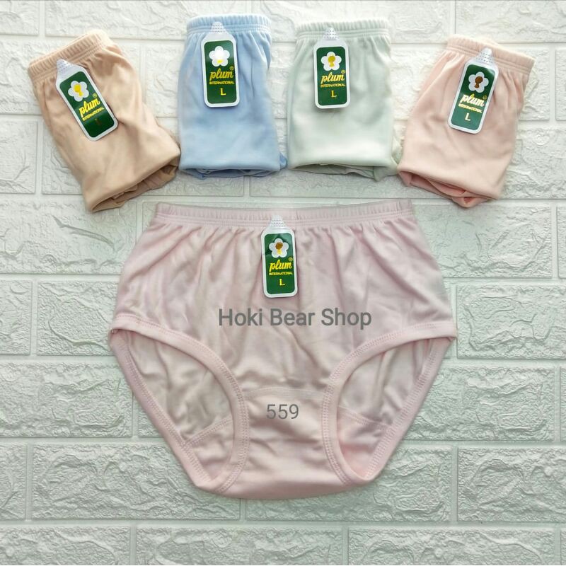GROSIR CELANA DALAM WANITA PLUM 559 SIZE M L LL LLL L4