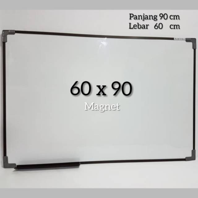 Whiteboard papan tulis 60 x 90 cm