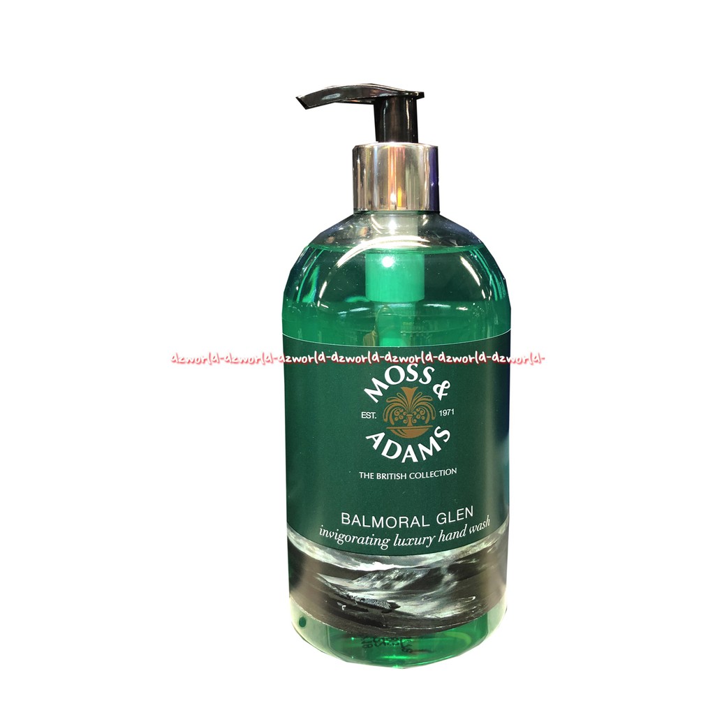 Moss &amp; Adams Kensington 500ml Gardens Relaxing Luxury Hand Wash 500ml Sabun Cuci Tangan Cair Moss Adams Kengsington Handwash