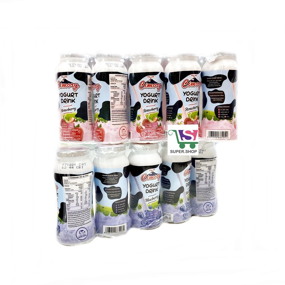 Cimory Yogurt Drink Botol Mini 70 ML (isi 5 botol)