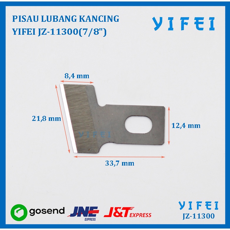 PISAU LUBANG KANCING B2702-047(71CL) 7/8 AAA YIFEI-11300(7/8&quot;)