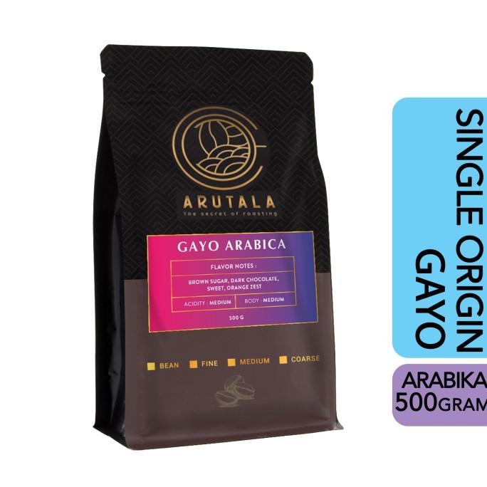 

ARUTALA Kopi Gayo Takengon Arabika Arabica Coffee 500 Gram