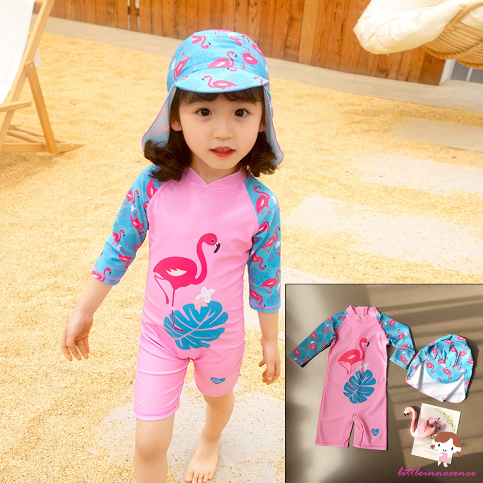 Cnn New Baju Renang Bikini Anak Perempuan Motif Flamingo Lucu