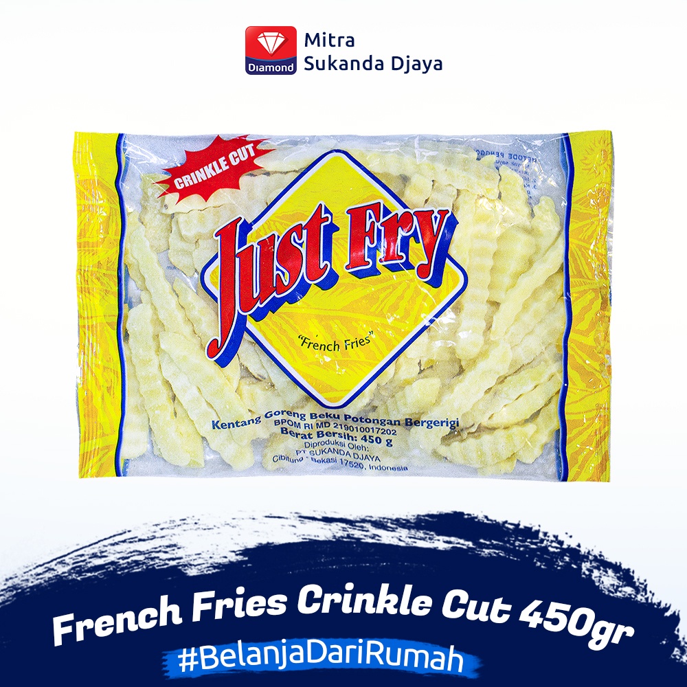 

Kentang beku - Just Fry French Fries Crinkle Cut 900g