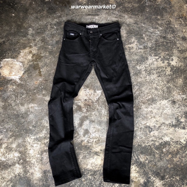 LONGPANTS TNGR JEANS GENUINE SLIM FIT BLACK