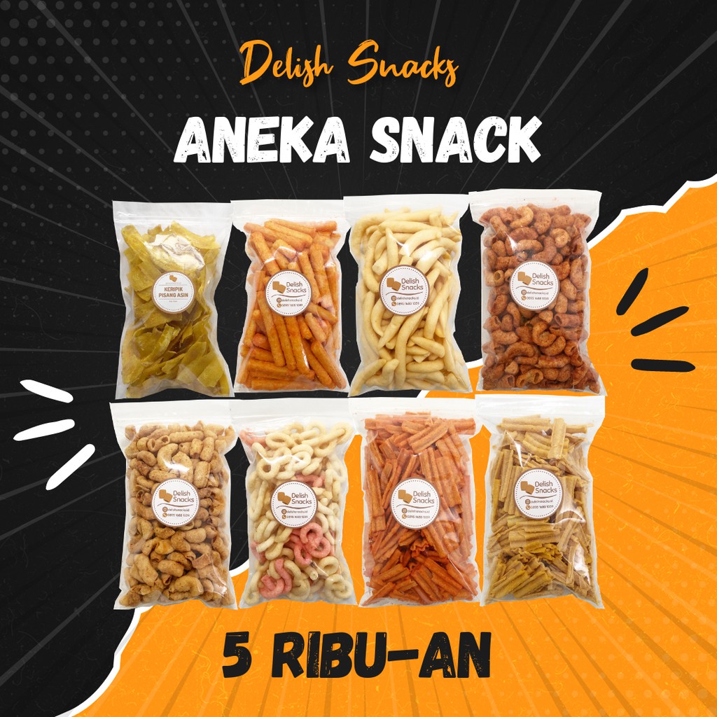 [DELISH SNACKS] Aneka Snack Serba 5.000 / Cemilan Camilan 5 Ribu Bebas