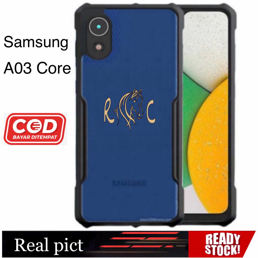 CASING Case Samsung A03 Core Shockproof Armor Transparant Protect Camera Premium Softcase Armor Casing Transparent -S/P