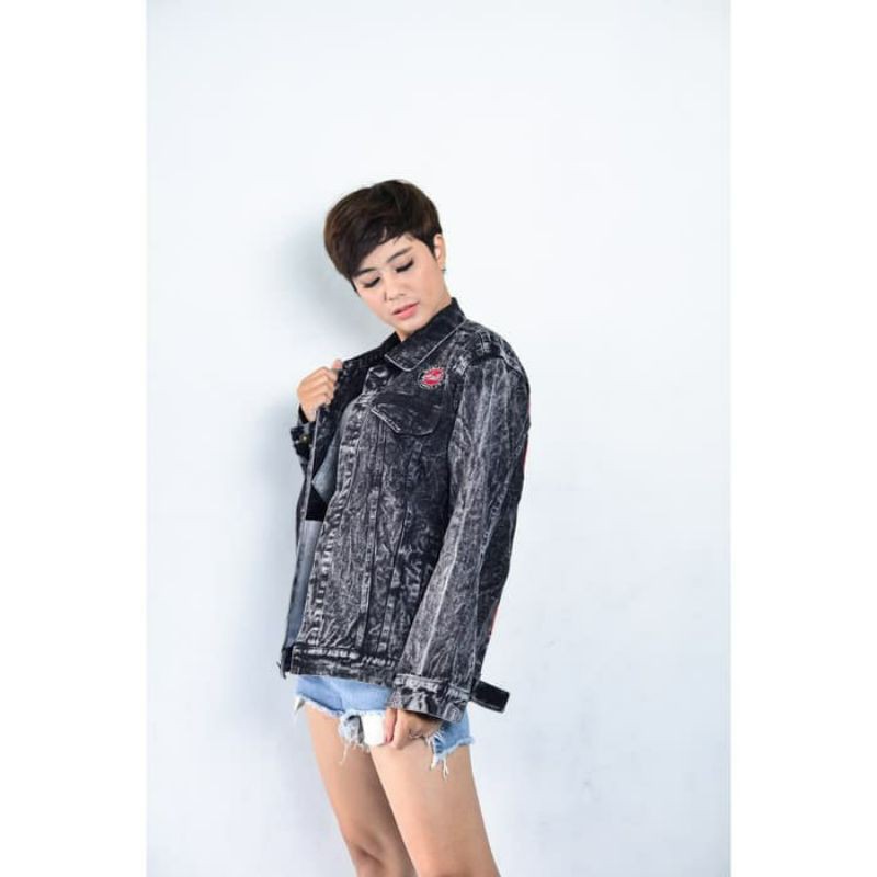 jaket Jeans Denim Brutalist keren