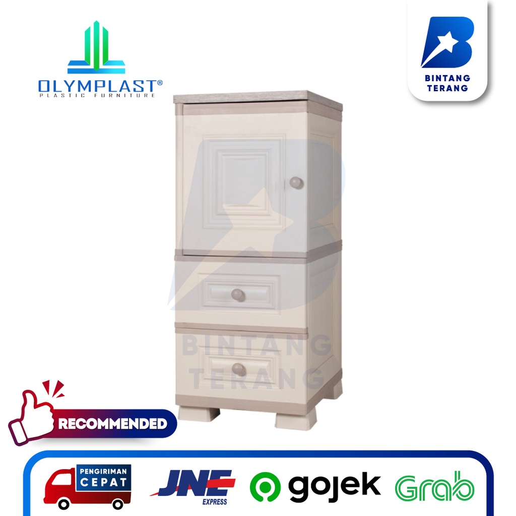 Olymplast Drawer Cabinet / Penyimpanan Serbaguna / OTC Drawer 1P2L