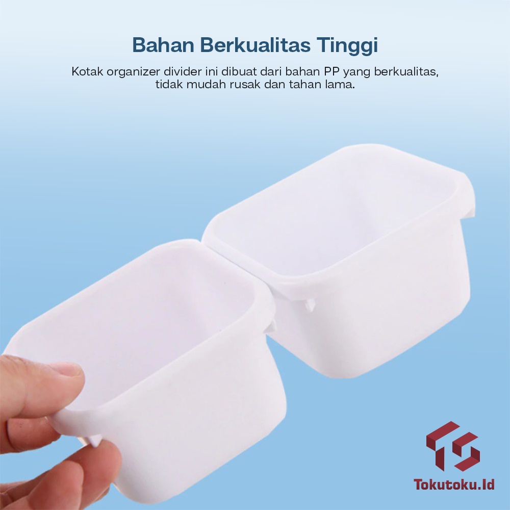 Kotak Sekat Pembatas Laci Tempat Penyimpanan Kosmetik Box Drawer Organizer