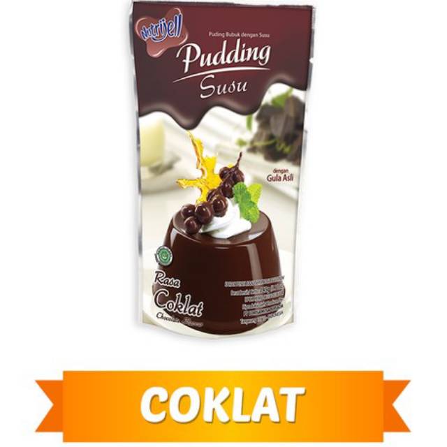 NUTRIJELL PUDING / Nutrijell Pudding Susu Rasa Coklat /Chocolate flavour