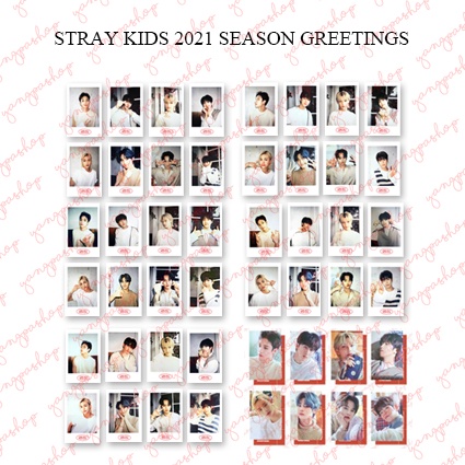 [READY / SET] STRAY KIDS 2021 SEASON GREETINGS SKZZ PHOTOCARD UNOFFICIAL FANMADE SG SKZ SK YANGPASHO