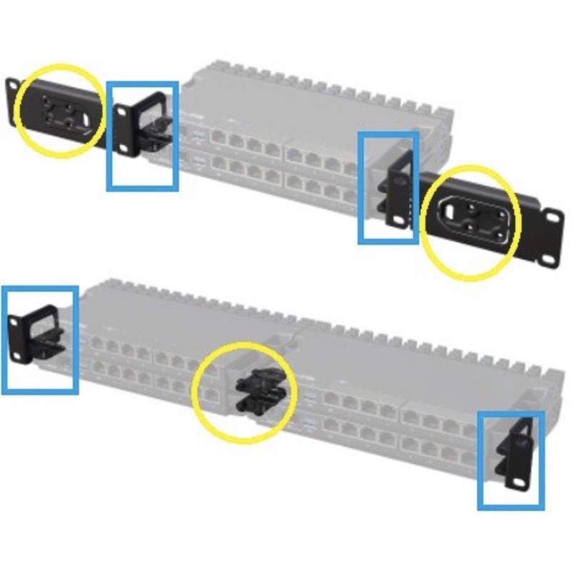 Mikrotik RB5009 Rackmount Kit K-79 K 79 K79