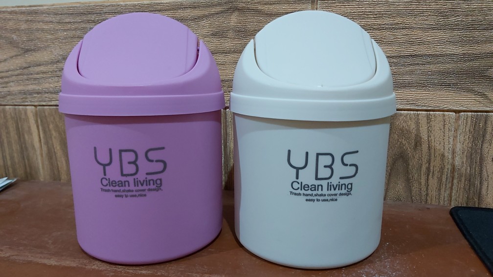 Kotak Sampah Kecil Tempat Sampah Meja Trash Can Mini Ybs