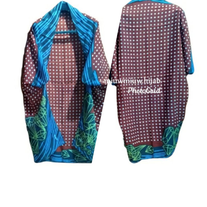 Outer Scarf viral motif alea maroon