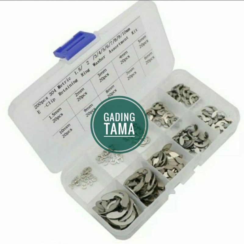 E Ring Snap E Ring STAINLESS STEEL 200 pcs