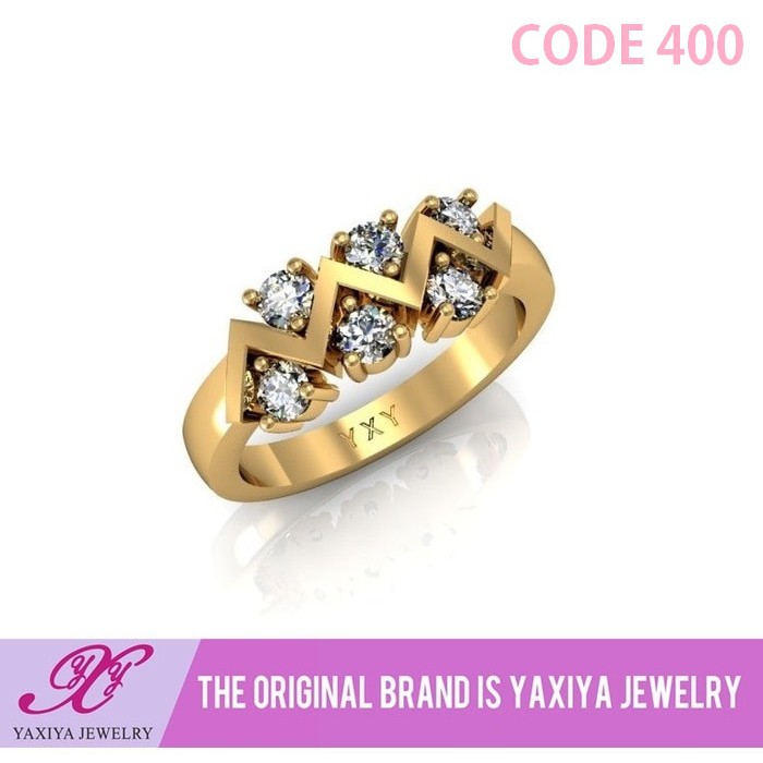 

Cincin permata Lapis emas Perhiasan imitasi Gold Yaxiya Jewelry 400