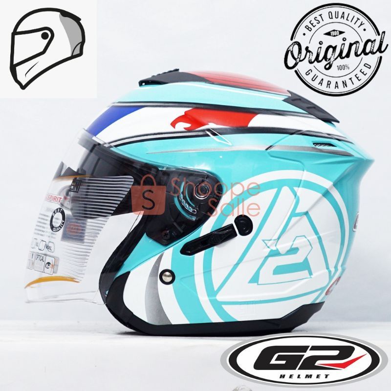 helm half face G2 optimak motif