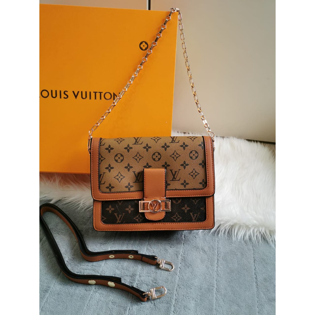 LV DAUPHINE REVERSE CROSSBODY BAG / LV DAUPHINE SMALL SLING BAG