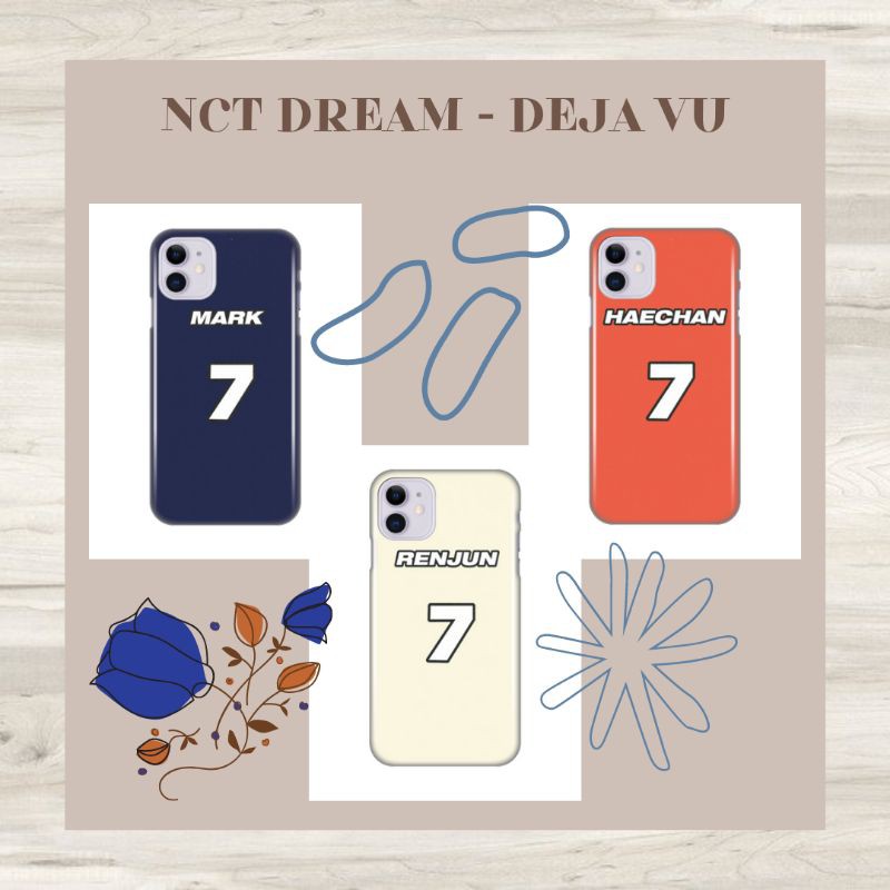 (NCT DREAM) Case Deja Vu 2 2020 Anticrack Softcase Resonance Custom NCT Dream Mark Renjun Jeno Haech