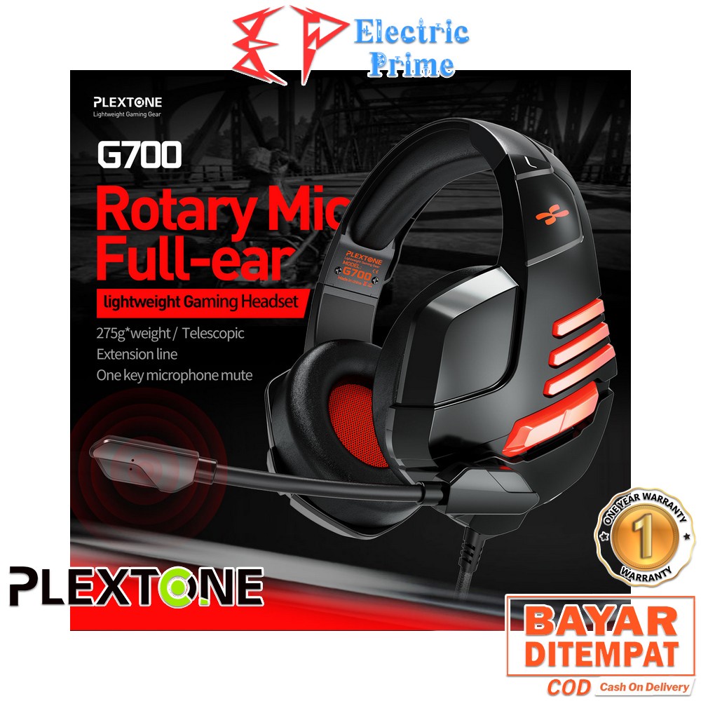 PLEXTONE G700 Gaming Headset Over Ear Headphones With Mic for E-Sports Mobile Phone PC PS5 Game PUBG