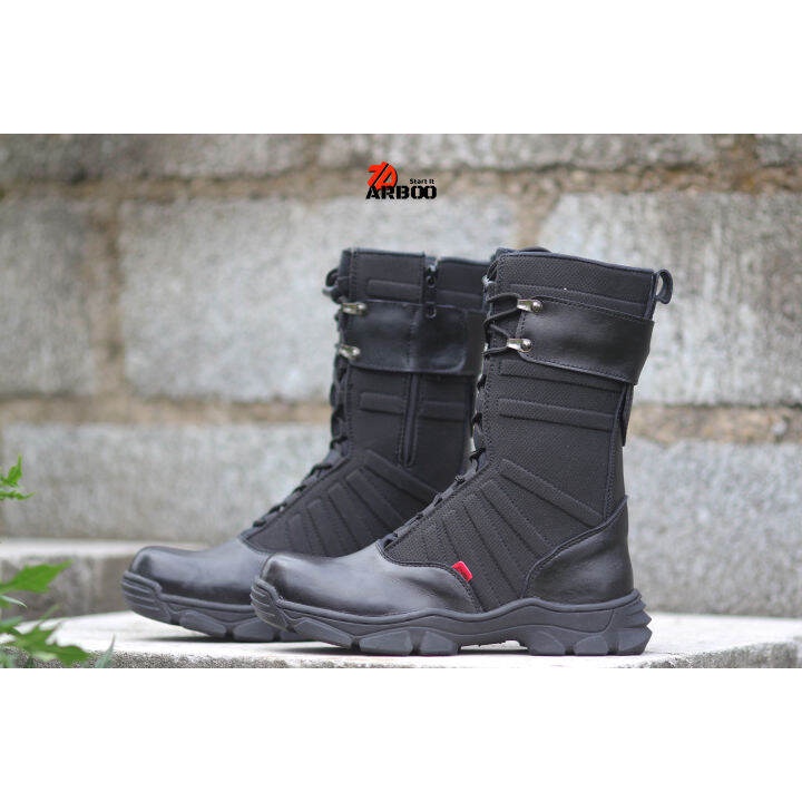 Sepatu pdl TNI AU,AD,AL Arboo Sefti kulit asli berkualitas dengan sol yang tebal dan kuat
