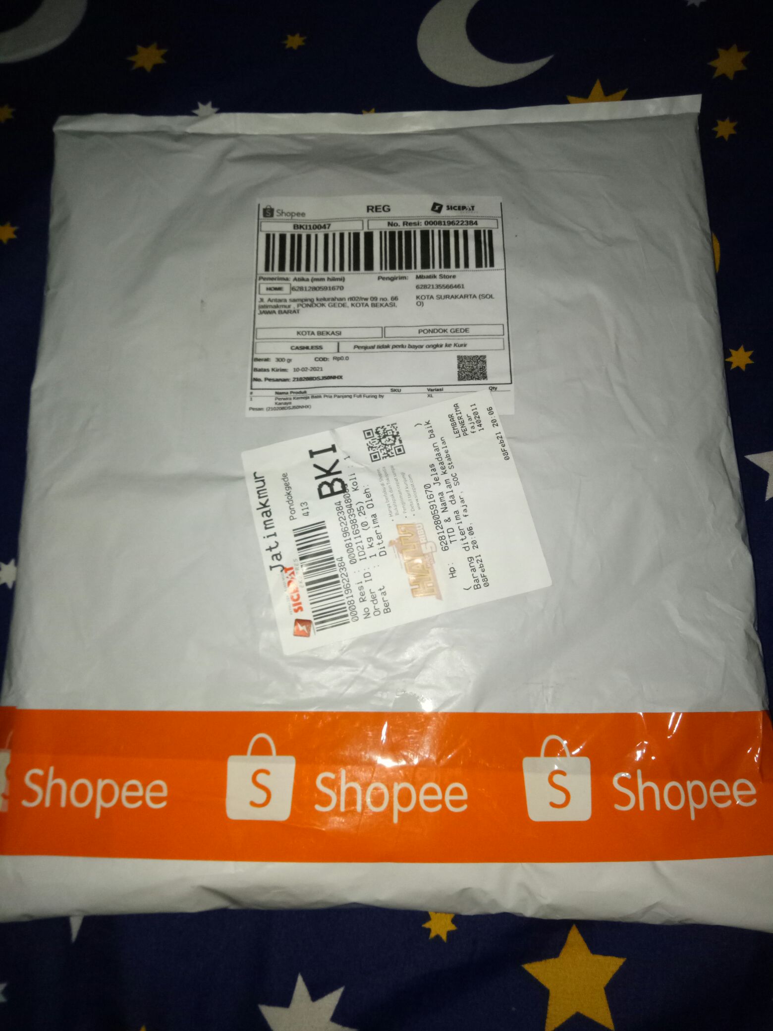 Perwira Kemeja Batik Pria Panjang Full Furing By Kanaya