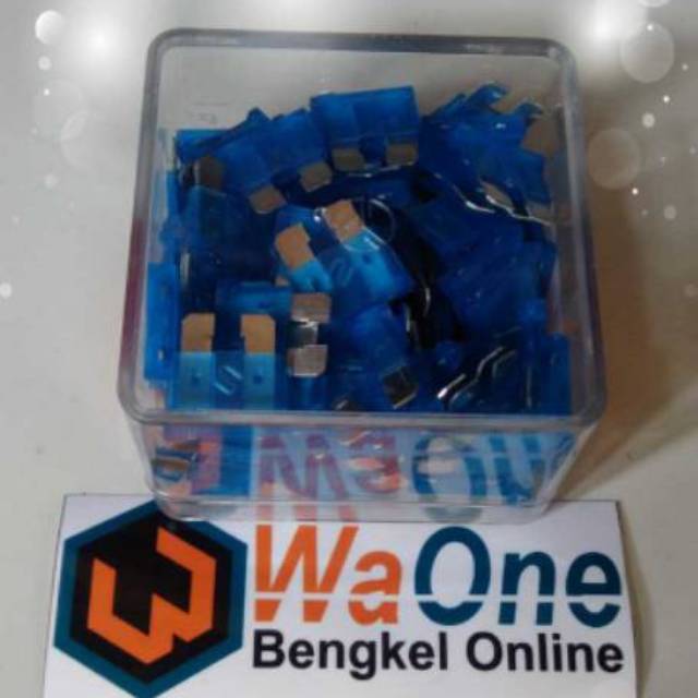 Satu Kotak Sikring Tancap DX 15A 100pcs Sekring Besar 15 A 100 biji