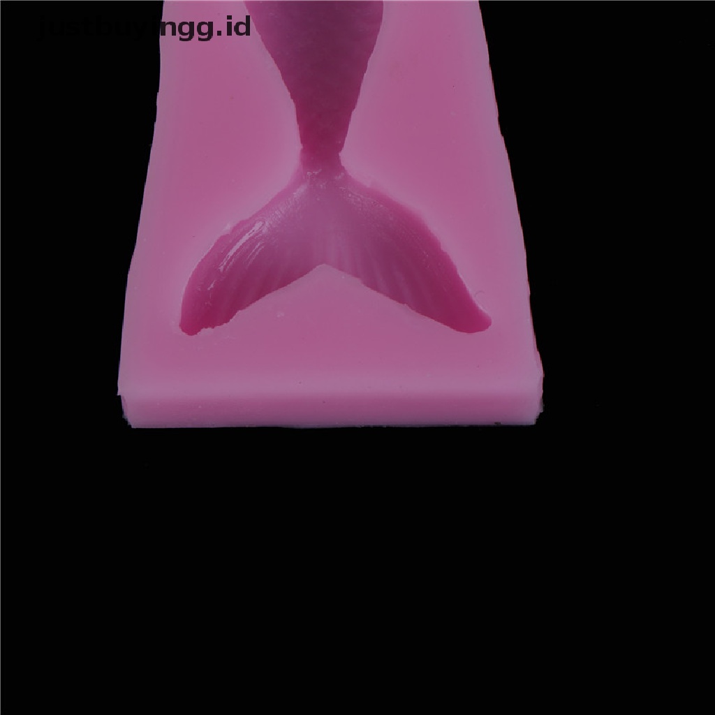 Alat Cetakan Fondant Coklat Bentuk Ekor Mermaid Bahan Silikon Untuk Dekorasi Kue