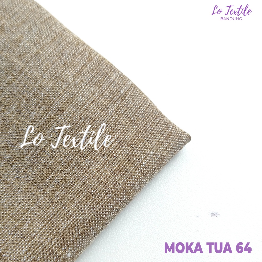 Kain Katun Madinah Fodu 0.5 Meter (Seri 1) - Bahan Cotton Madina Medina-Moka tua - 64