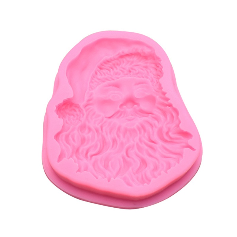 Siy Cetakan Resin Epoksi Handmade Diy Bentuk Santa Claus Bahan Silikon Untuk Dekorasi Kue